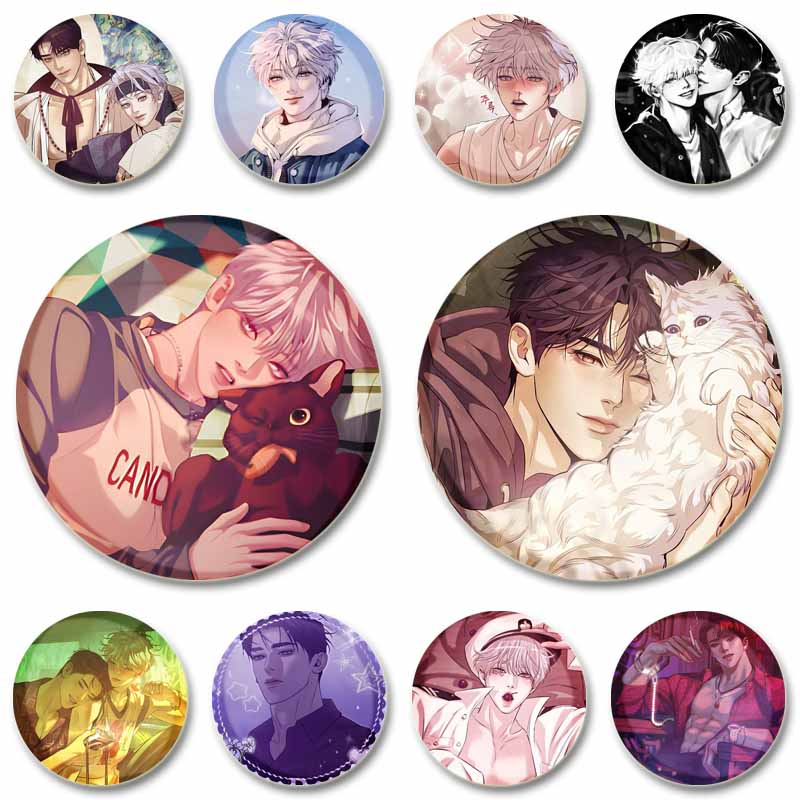 Modern Korean Lifestyle - Koreaanse Manhwa Zachte Knop Pins BL